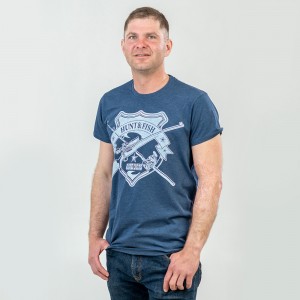 Футболка чоловіча Hunt&Fish джинс - 00553 Футболка чоловіча Hunt&Fish джинс - 00553