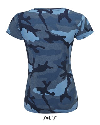 Футболка мультикам жіноча CAMO WOMEN камуфляжна синя - 01187536 Футболка мультикам жіноча CAMO WOMEN камуфляжна синя - 01187536