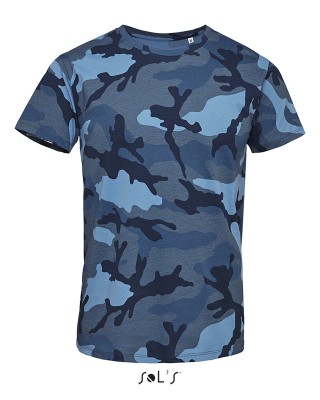 Футболка мультикам чоловіча CAMO MEN камуфляжна синя - 01188536 Футболка мультикам чоловіча CAMO MEN камуфляжна синя - 01188536