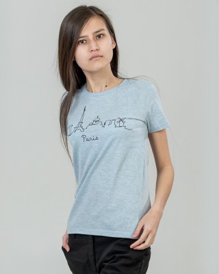 Футболка жіноча Paris20 тепло-небесна - 02758