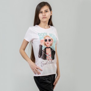 Футболка жіноча Cool Now блідо-рожевa - 03581 Футболка жіноча Cool Now блідо-рожевa - 03581
