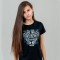 Футболка жіноча Lioness чорна - 03581 Футболка жіноча Lioness чорна - 03581
