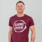 Футболка чоловіча Game Over бордова - 03582 Футболка чоловіча Game Over бордова - 03582