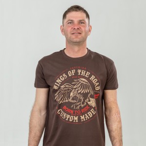 Футболка чоловіча Eagle шоколадна - 11380 Футболка чоловіча Eagle шоколадна - 11380