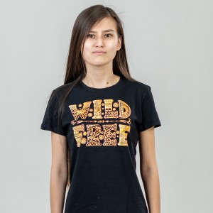 Футболка жіноча Wild Free чорна - 11386 Футболка жіноча Wild Free чорна - 11386