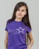Футболка жіноча Rock Star темно-фіолетова - 11386