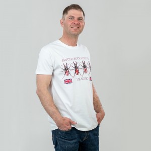 Футболка чоловіча British Rock біла - 11500 Футболка чоловіча British Rock біла - 11500