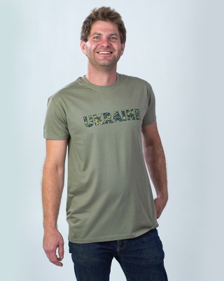 Футболка чоловіча Ukraine хакі - 11500 Футболка чоловіча Ukraine хакі - 11500