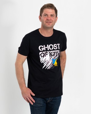 Футболка чоловіча Ghost of Kyiv чорна - 11500 Футболка чоловіча Ghost of Kyiv чорна - 11500