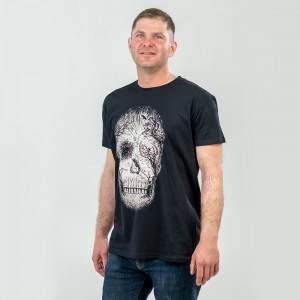 Футболка чоловіча Skull чорна - 11500 Футболка чоловіча Skull чорна - 11500