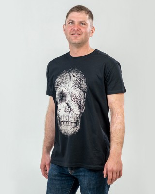 Футболка чоловіча Skull чорна - 11500 Футболка чоловіча Skull чорна - 11500