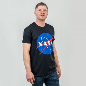 Футболка чоловіча Nasa Meatball чорна - 11500 Футболка чоловіча Nasa Meatball чорна - 11500
