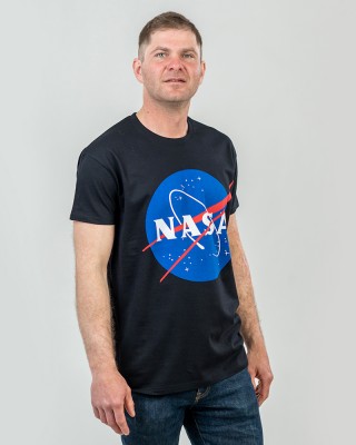 Футболка чоловіча Nasa Meatball чорна - 11500 Футболка чоловіча Nasa Meatball чорна - 11500