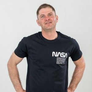Футболка чоловіча Nasa Worm чорна - 11500 Футболка чоловіча Nasa Worm чорна - 11500