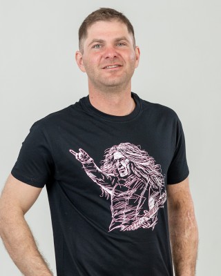 Футболка чоловіча Рокер чорна - 11500