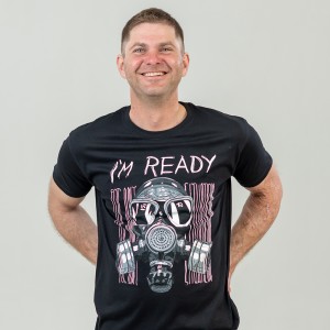 Футболка чоловіча I'm Ready чорна - 11500 Футболка чоловіча I'm Ready чорна - 11500