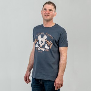 Футболка чоловіча Dead Mouse графітова - 11500 Футболка чоловіча Dead Mouse графітова - 11500