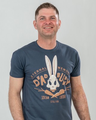 Футболка чоловіча Dead Bunny графітова - 11500 Футболка чоловіча Dead Bunny графітова - 11500