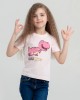 Футболка дитяча Динозаврик Dino рожева - 11970
