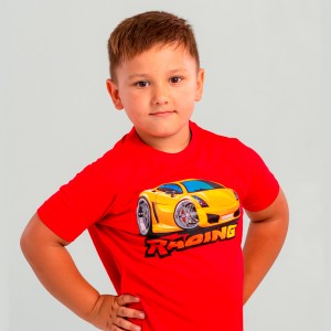 Футболка дитяча Racing червона - 11970 Футболка дитяча Racing червона - 11970
