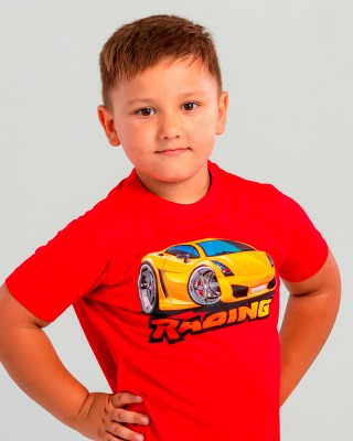 Футболка дитяча Racing червона - 11970 Футболка дитяча Racing червона - 11970