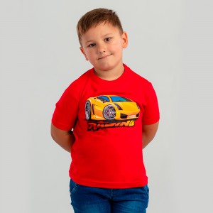 Футболка дитяча Racing червона - 11970 Футболка дитяча Racing червона - 11970