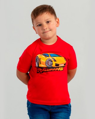 Футболка дитяча Racing червона - 11970 Футболка дитяча Racing червона - 11970