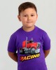 Футболка дитяча Racing Truck темно-фіолетова - 11970