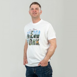 Футболка чоловіча Нью Йорк біла - 2134011 Футболка чоловіча Нью Йорк біла - 2134011
