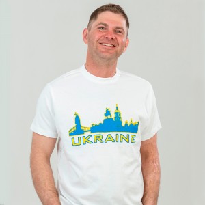 Футболка чоловіча Ukraine біла - 2134011 Футболка чоловіча Ukraine біла - 2134011