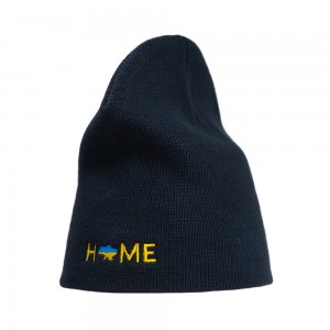 Шапка з вишивкою мапа України темно-синя - 3000-14/5 Шапка з вишивкою мапа України темно-синя - 3000-14/5