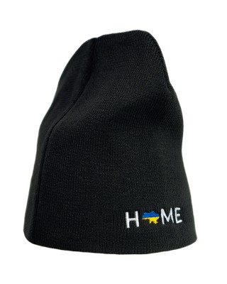 Шапка з вишивкою мапа України чорна - 3000-3/5 Шапка з вишивкою мапа України чорна - 3000-3/5