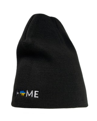 Шапка з вишивкою мапа України чорна - 3000-3/5 Шапка з вишивкою мапа України чорна - 3000-3/5