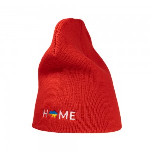 Шапка з вишивкою мапа України червона - 3000-5/5 Шапка з вишивкою мапа України червона - 3000-5/5