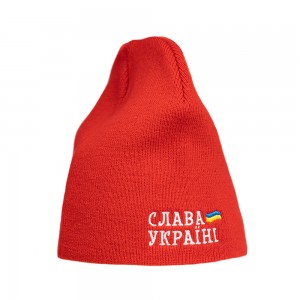 Шапка з вишивкою Слава Україні червона - 3000-5/6 Шапка з вишивкою Слава Україні червона - 3000-5/6
