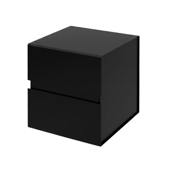 Подарункова коробка 21 х 21 см Bergamo Siena чорна - 120130113L-01