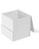 Подарункова коробка 21 х 21 см Bergamo Siena біла - 120130113L-08