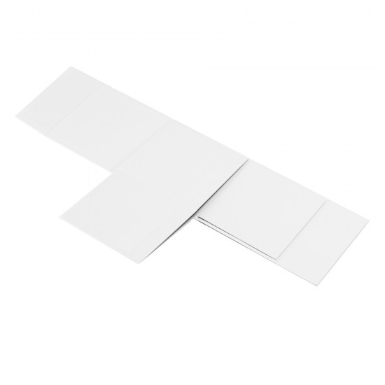 Подарункова коробка 21 х 21 см Bergamo Siena біла - 120130113L-08