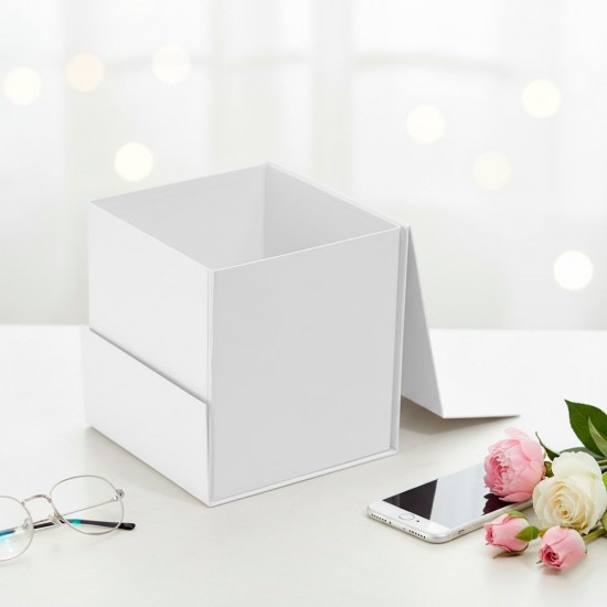 Подарункова коробка 21 х 21 см Bergamo Siena біла - 120130113L-08