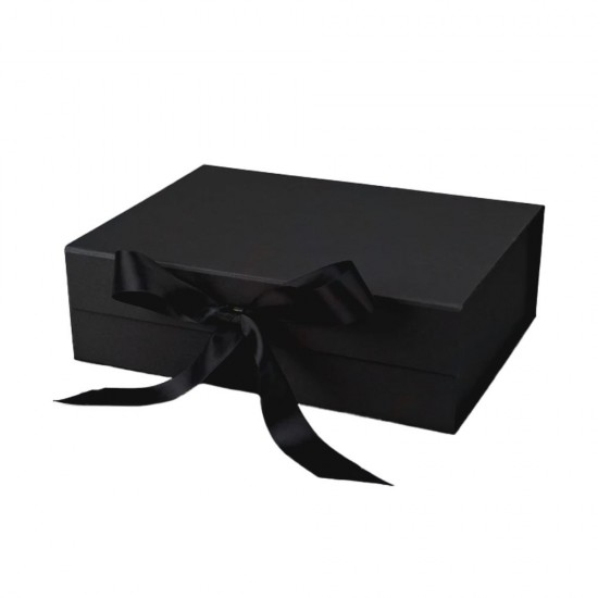 Подарункова коробка 24 х 18 см Bergamo Aurum чорна - 120130213S-01