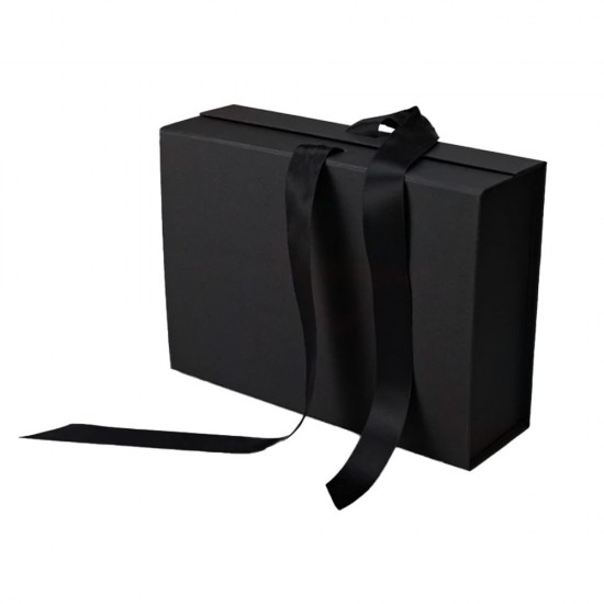 Подарункова коробка 24 х 18 см Bergamo Aurum чорна - 120130213S-01