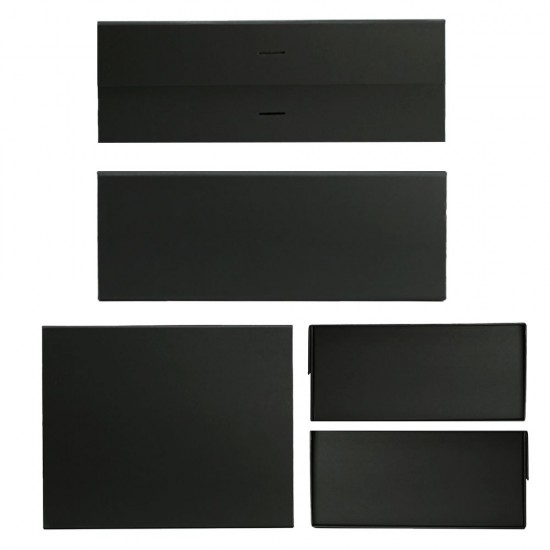 Подарункова коробка 24 х 18 см Bergamo Aurum чорна - 120130213S-01