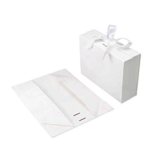 Подарункова коробка 26 х 23 см Bergamo Aurum біла - 120130213M-08