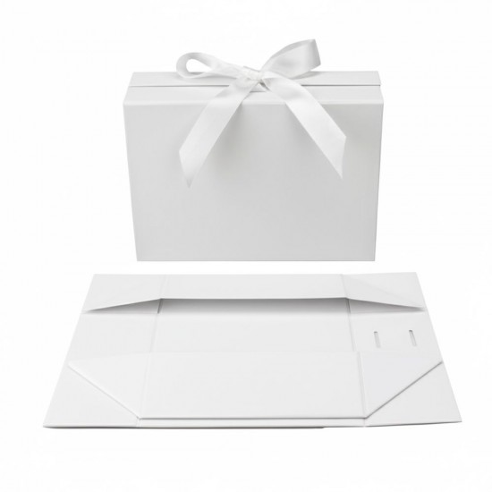 Подарункова коробка 26 х 23 см Bergamo Aurum біла - 120130213M-08