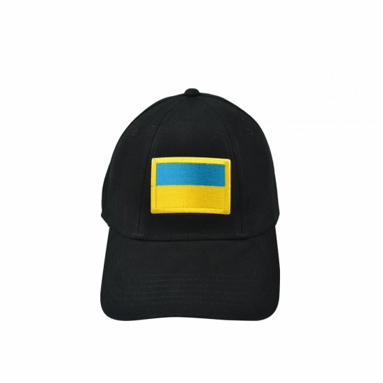 Кепка чорна з шевроном Прапор України - SH1733-3 CO/28565