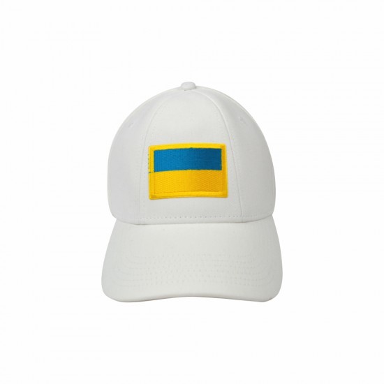 Кепка біла з шевроном Прапор України - SH1733-6 CO/28565