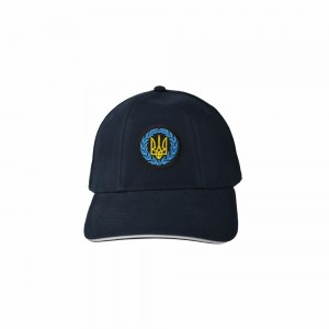 Кепка темно-синя з шевроном Тризуб - SH1734-14 CO/31222 Кепка темно-синя з шевроном Тризуб - SH1734-14 CO/31222