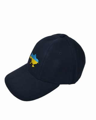 Кепка темно-синя з шевроном Мапа України - SH1734-14 CO/89731 Кепка темно-синя з шевроном Мапа України - SH1734-14 CO/89731