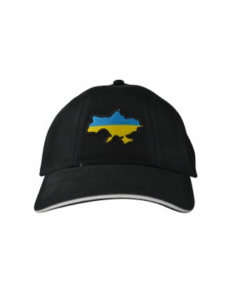 Кепка чорна з шевроном Мапа України - SH1734-3 CO/89731 Кепка чорна з шевроном Мапа України - SH1734-3 CO/89731