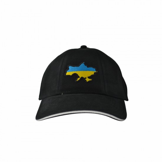 Кепка чорна з шевроном Мапа України - SH1734-3 CO/89731